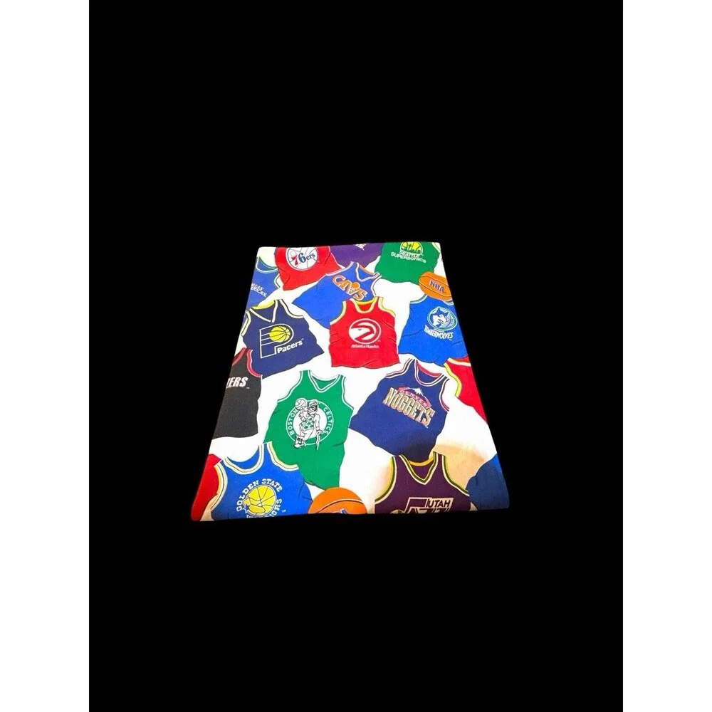 Vtg 1990s NBA Basketball Full Standard Sheet Flat Sheet Only
